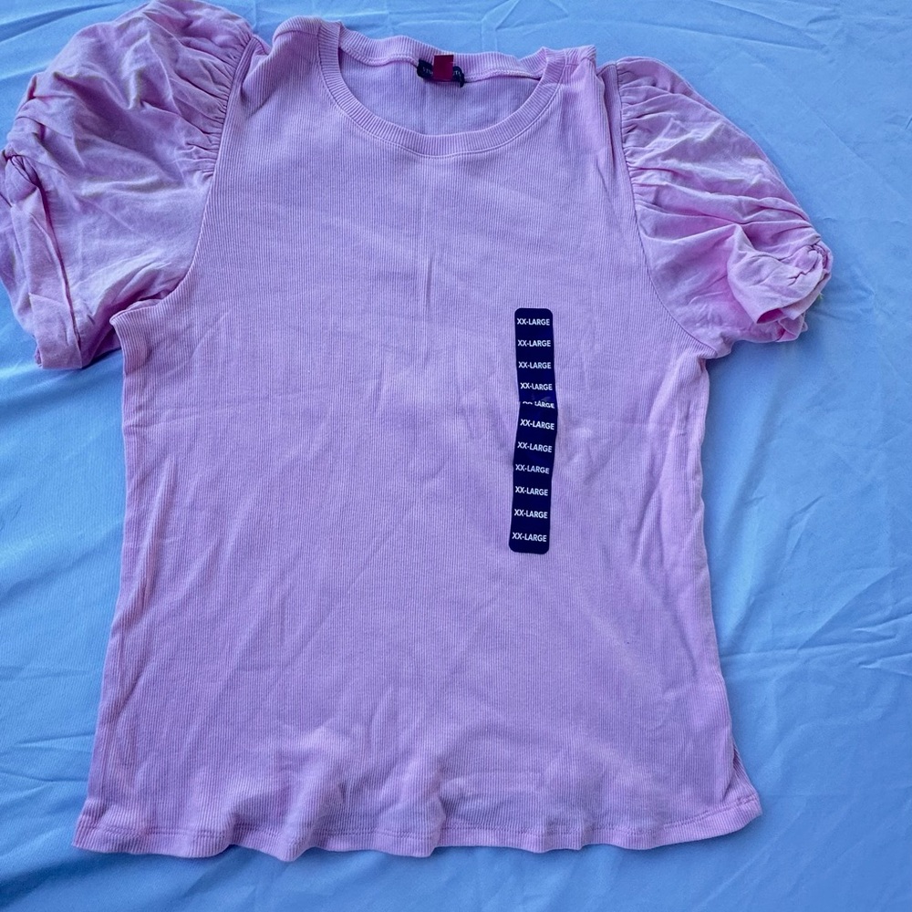 Vince Camuto Lilac Puff Sleeve Top